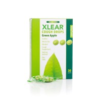 Dropsuri Xlear impotriva tusei - mere verzi, cutie cu 30 buc.