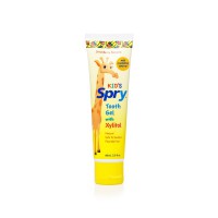 Gel SPRY gingii/dinti copii, aroma de capsuni si banane, 60 ml.