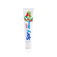 Gel de dinti pentru copii SPRY Kid's fructe tropicale (fara fluor), 141 g.