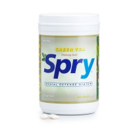 Guma de mestecat Spry, borcan cu 600 tablete, ceai verde