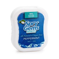 Mints Spry Gems menta (peppermint), recipient cu 40 buc.