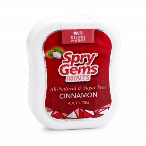 Mints Spry Gems scortisoara, recipient cu 40 buc.