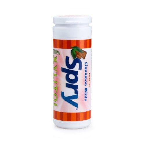 Mints SPRY scortisoara, tub cu 45 buc.