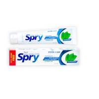 Pasta de dinti SPRY Peppermint (menta fara fluor), 141 g. Pasta de dinti SPRY Peppermint (menta fara fluor), 141 g.