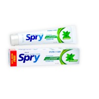 Pasta de dinti SPRY Spearmint (menta creata, fara fluor), 141 g. Pasta de dinti SPRY Spearmint (menta creata, fara fluor), 141 g.