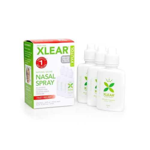 Xlear picaturi nazale adulti, 3 buc. x 22 ml.